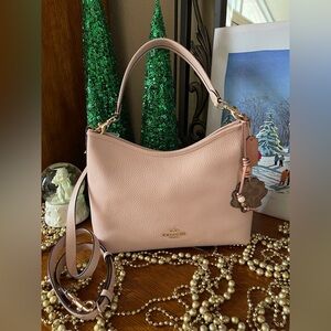 NWT Coach Laurel Shoulder Bag with Seashell Charm